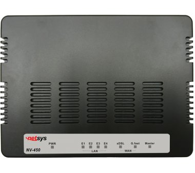 Netsys NV-450M/S Bundle mit G.fast Single Master Modem + G.fast /VDSL2/V35b Slave Modem