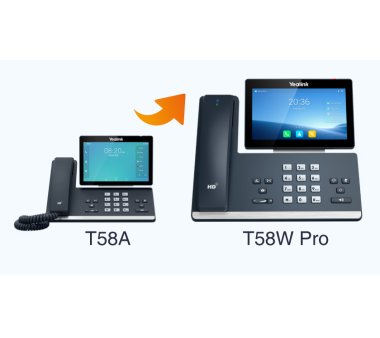 Yealink SIP-T58W PRO wireless Handset (Bluetooth 4.2,...