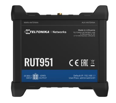 Teltonika RUT951 Industrial Cellular LTE Router, WLAN,...