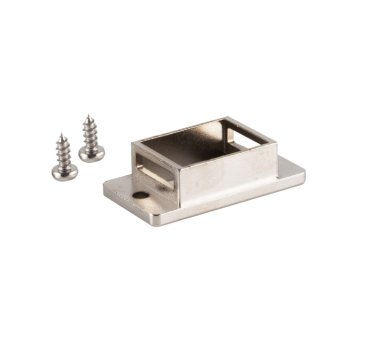 1-port Keystone module holder for panel mount, metal