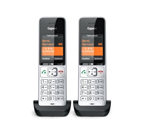 Gigaset COMFORT 500HX duo DECT Mobilteile für den Betrieb am Router (AVM FritzBox, Telekom Speedport etc.)
