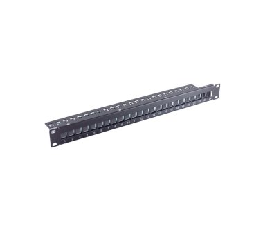 19 Keystone patch panel for up to 24 port Keystone...