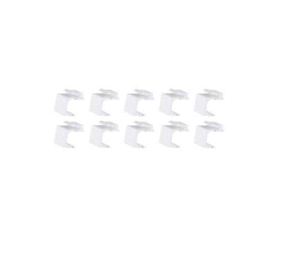 Keystone Staubschutzkappe weiß passend in Standard-Keystone-Aufnahmen (Verpackungseinheit 10 Stück)