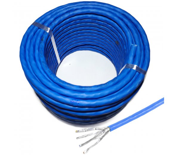 25m CAT.8 (Class I) 40GbE Ethernet cable by the metre type S/FTP 2000 MHz PIMF halogen free