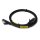 1m SlimWire Pro+ STP 10GbE patch cable (shielded!) - black