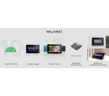 DNAKE E416 7 Zoll Indoor-Monitor (Android 10)