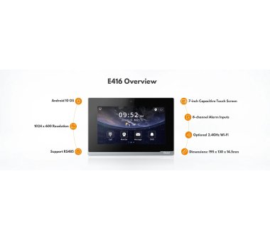 DNAKE E416 7 Zoll Indoor-Monitor (Android 10)