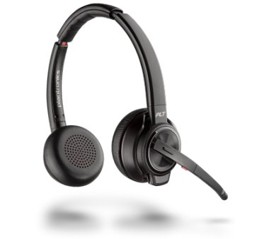 Poly Savi 8220 UC schnurlose DECT Headset (HiFi-Stereo)...