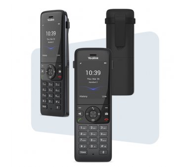 Yealink W78H DECT-Mobilteil mit Headset Konnektivität (Bluetooth 5.1 / 3,5mm Buchse) erweitertes schnurloses DECT-Handset für W70B (Single Cell Base) oder W80/W90 Multi-Zellensystem