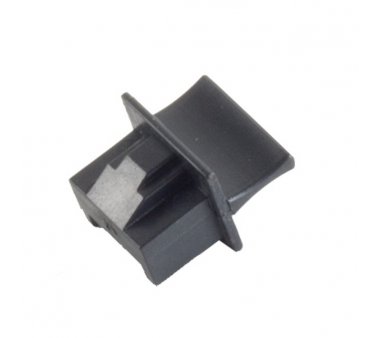 RJ45 Protective Covers for Jacks (RJ45/ISDN/BRI) Black