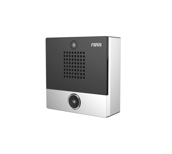 Fanvil i10SV Mini SIP Intercom, Doorbell + video camera (flush mounting for type86 surface mount back box)