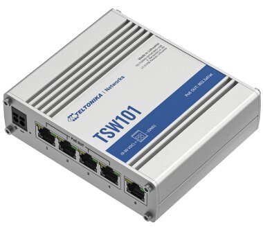 Teltonika TSW101 Industrial Ethernet PoE+ Switch