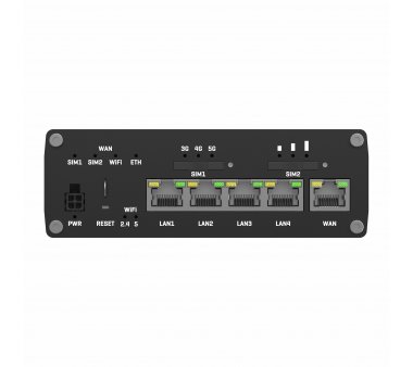 Teltonika RUTX50 Black Industrial 5G + LTE CAT20 Industrieller Mobilfunkrouter (WLAN 802.11ac, GNSS , Gigabit Ethernet, Dual SIM)