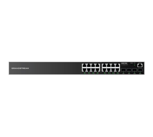 Grandstream GWN7802 Layer 2 Managed Gigabit Switch with 16x Ethernet RJ45 + 4x SFP ports
