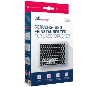 Clean Office Printer Odour and Fine Dust Filter Carbon...