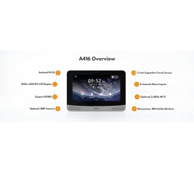 DNAKE A416C 7" Indoor Monitor + Camera (Android 10)
