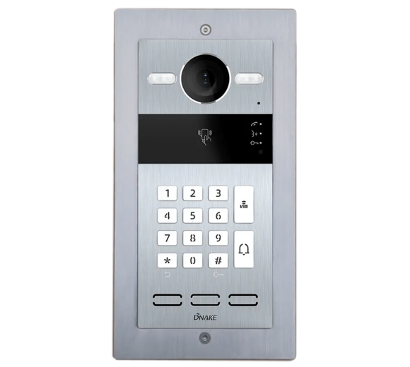 DNAKE S213K/F IP Video Intercom & Keypad, RFID and NFC reader (Flush Mount)