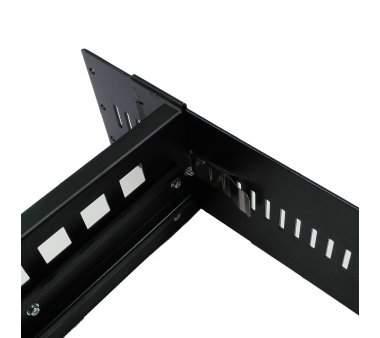 LNK DR190-B 19-inch Rack Mount for DIN-rail products, Black Color
