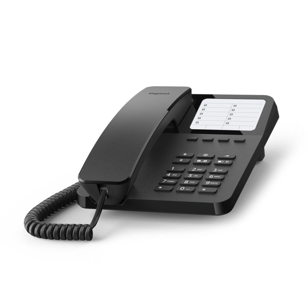 Gigaset DESK 400 corded analog wall and desk phone for simple telepho