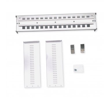 LNK DR190-S 19-inch Rack Mount for DIN-rail products, Silver Color