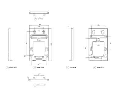 Akuvox R20A Video SIP-Türtelefon mit 120° Weitwinkel-Kamera, Aufputzmontage * B-Ware