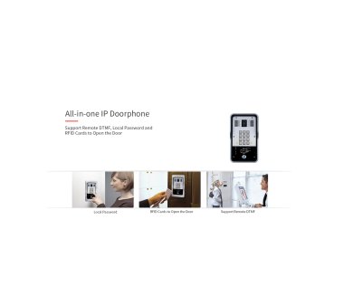 Fanvil i31s Video Door phone (flush-mounted), IR spotlight, Video Intercom, Door Access Intercom paging, Water ,dust and tamperproof. IP65 and IK10 certified