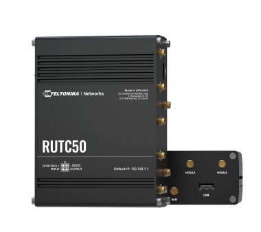 Teltonika RUTC50 Industrie 5G Mobilfunk WLAN Router (WiFi 6)