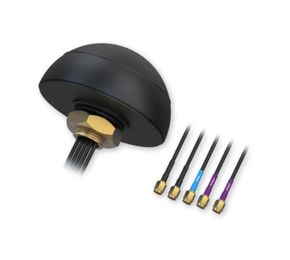 Teltonika COMBO MIMO Mobile/GNSS/WIFI SMA Antenne zur Dachmontage (5x Kabel), Hersteller-Artikel-Nr. PR1KCO28 * B-Ware
