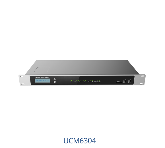 Grandstream UCM6304 IP-Telefonanlage (4x FXS/4x FXO, 2 x USB 3.0, 1x SD Karte)