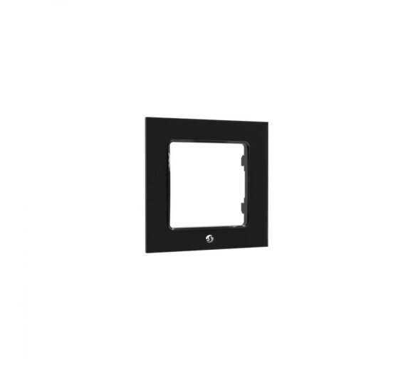 Shelly Wall Frame 1 for Wall Switch (1-Fold Frame, Switch cover  - black)