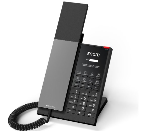 Snom HD350W WLAN IP-Telefon (Sondertasten: Rezeption, Wecker, Reservierung, Notruf …)