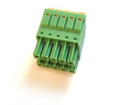 Kefa Anschlussblock Steckverbinder mit 10 Pins (2x 5 Pins)