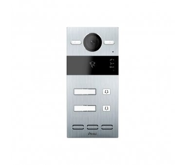 DNAKE S213M-2/F SIP video door intercom with 2 buttons and RFID, flush-mounted