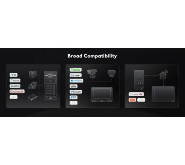 DNAKE S213M-2/F SIP video door intercom with 2 buttons and RFID, flush-mounted