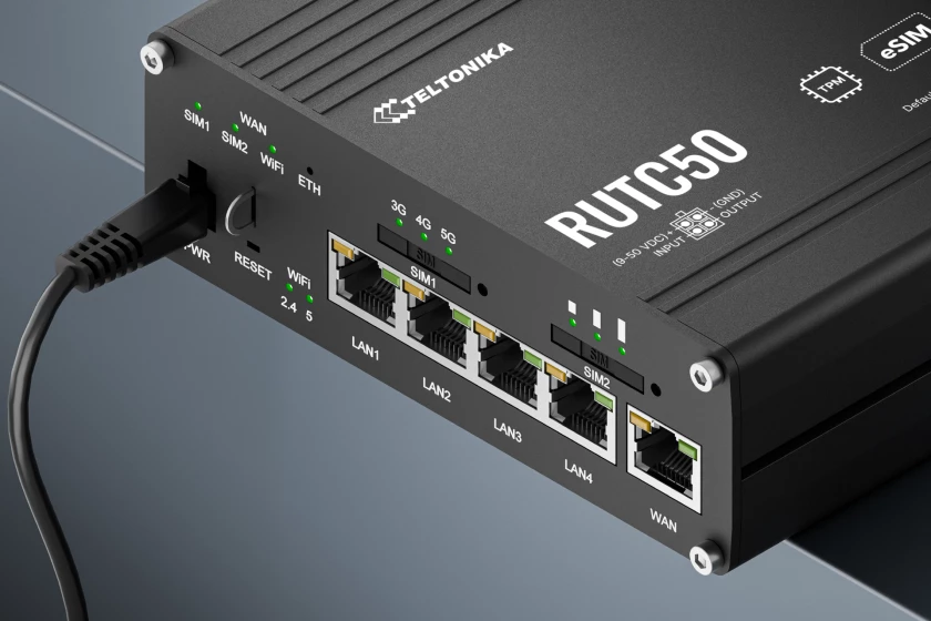 Teltonika RUTC50 Ethernet Ports