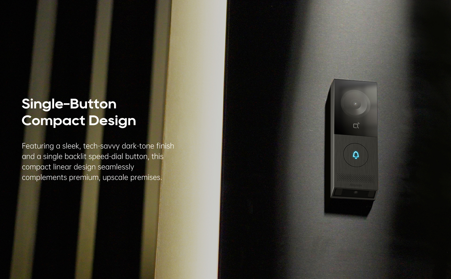 Akuvox X910 Single-Button Video Camera Package Detection SIP Design Intercom